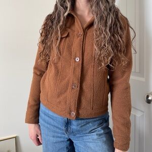 Joie Women's Brown Shacket Jacket
